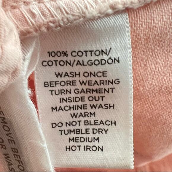 Loft pink button fly boyfriend jeans size 2 B156 - Picture 4 of 5